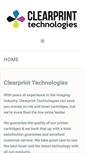 Mobile Screenshot of clearprinttechnologies.com